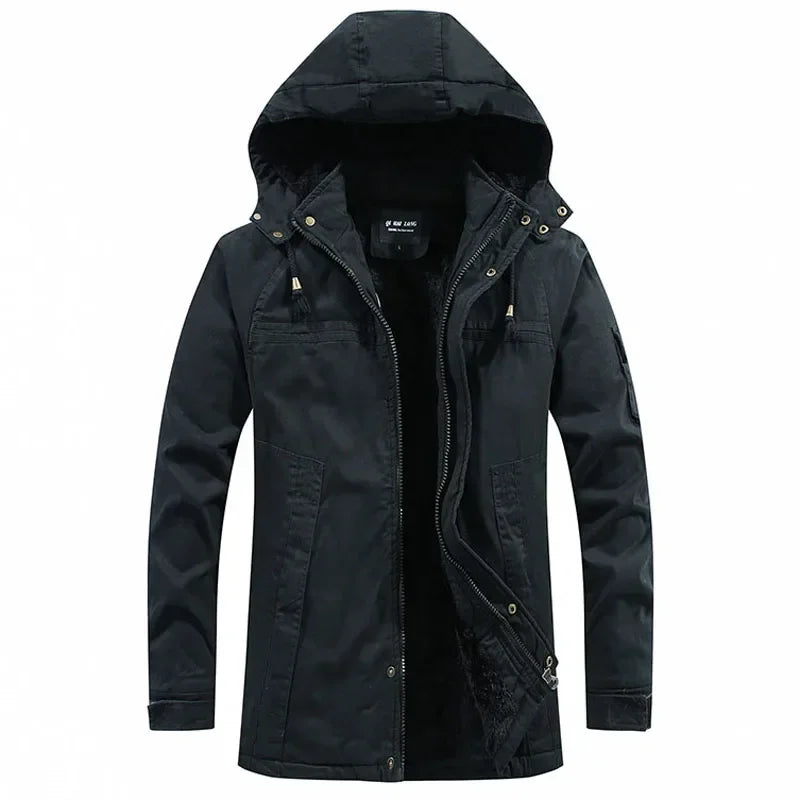 Jaqueta parka militar
