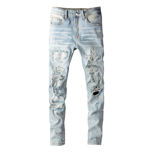 Calça Destroyed Skinny