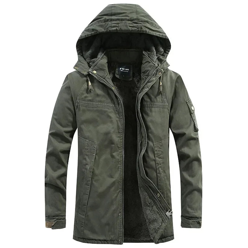 Jaqueta parka militar
