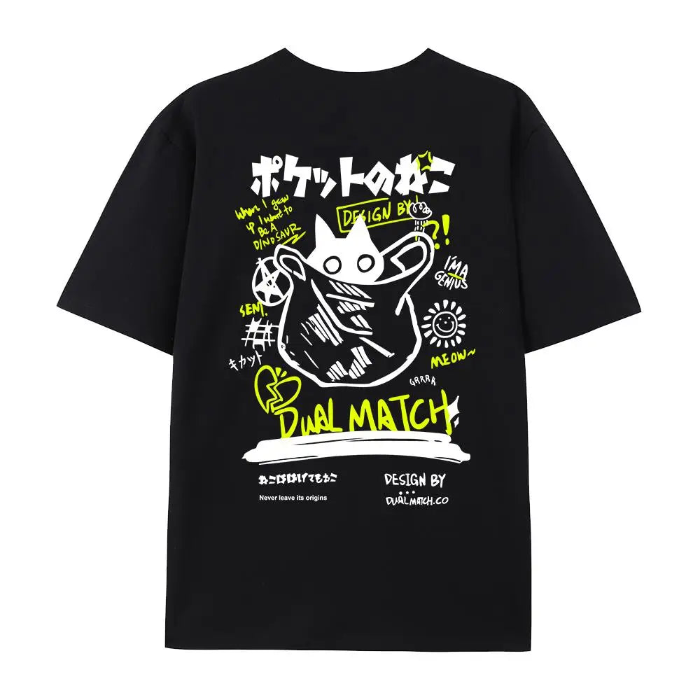 Camiseta Kawaii Cat