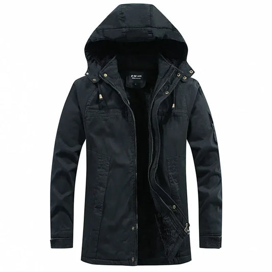 Jaqueta parka militar
