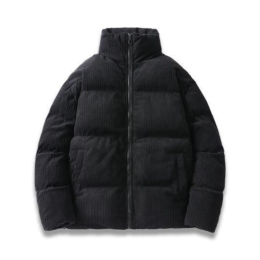 Jaqueta parka de veludo