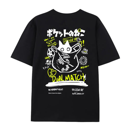 Camiseta Kawaii Cat