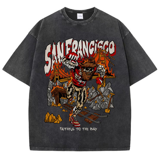 Camiseta San Francisco Skeleton