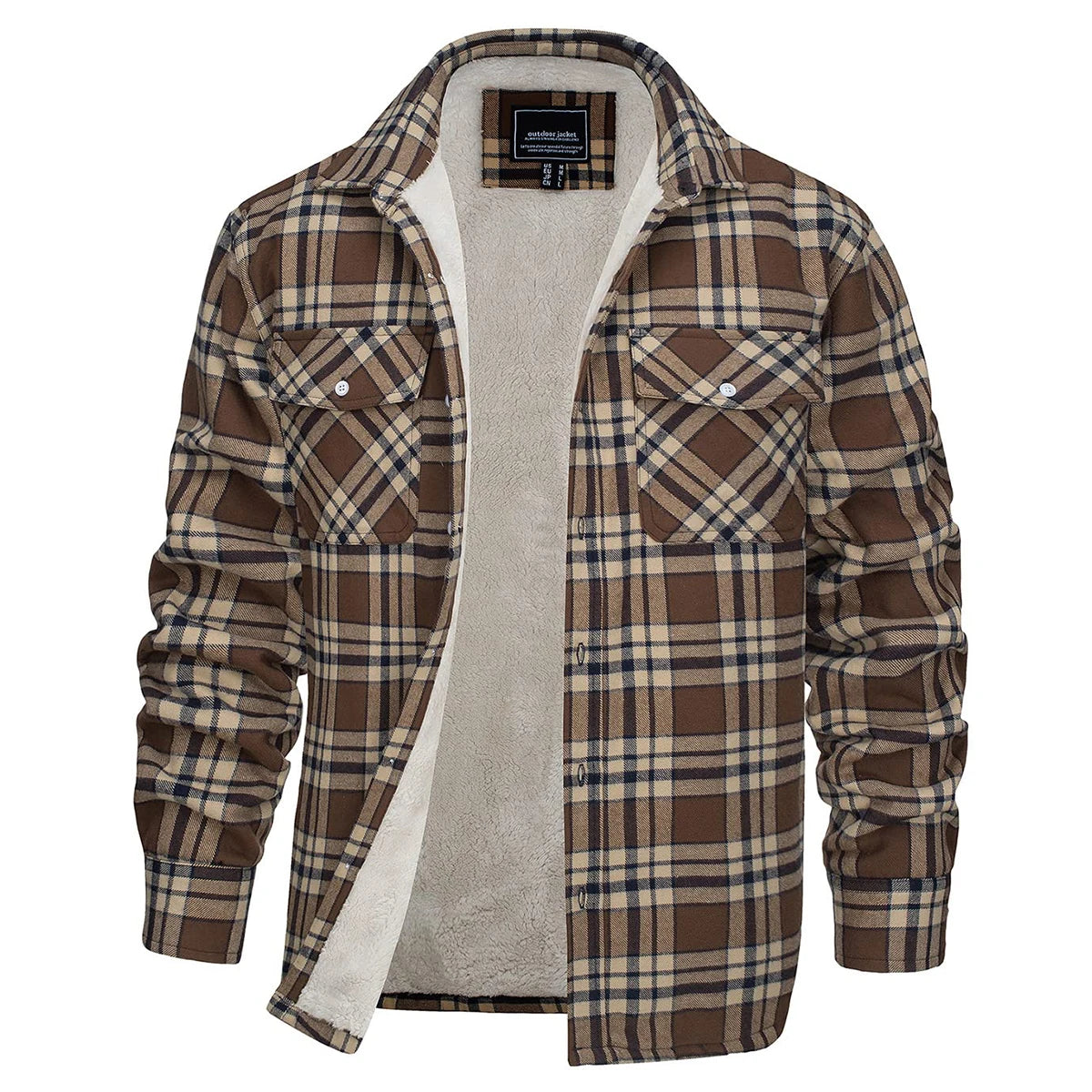 Jaqueta flanelada