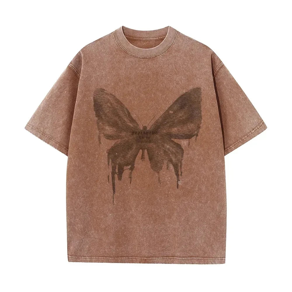 Camiseta Vintage Butterfly